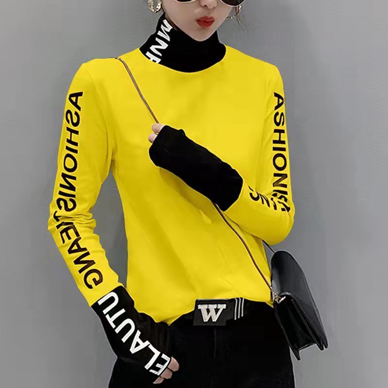 Winter Clothing Offer - Kleding Warm T-shirt Gele Top Voor