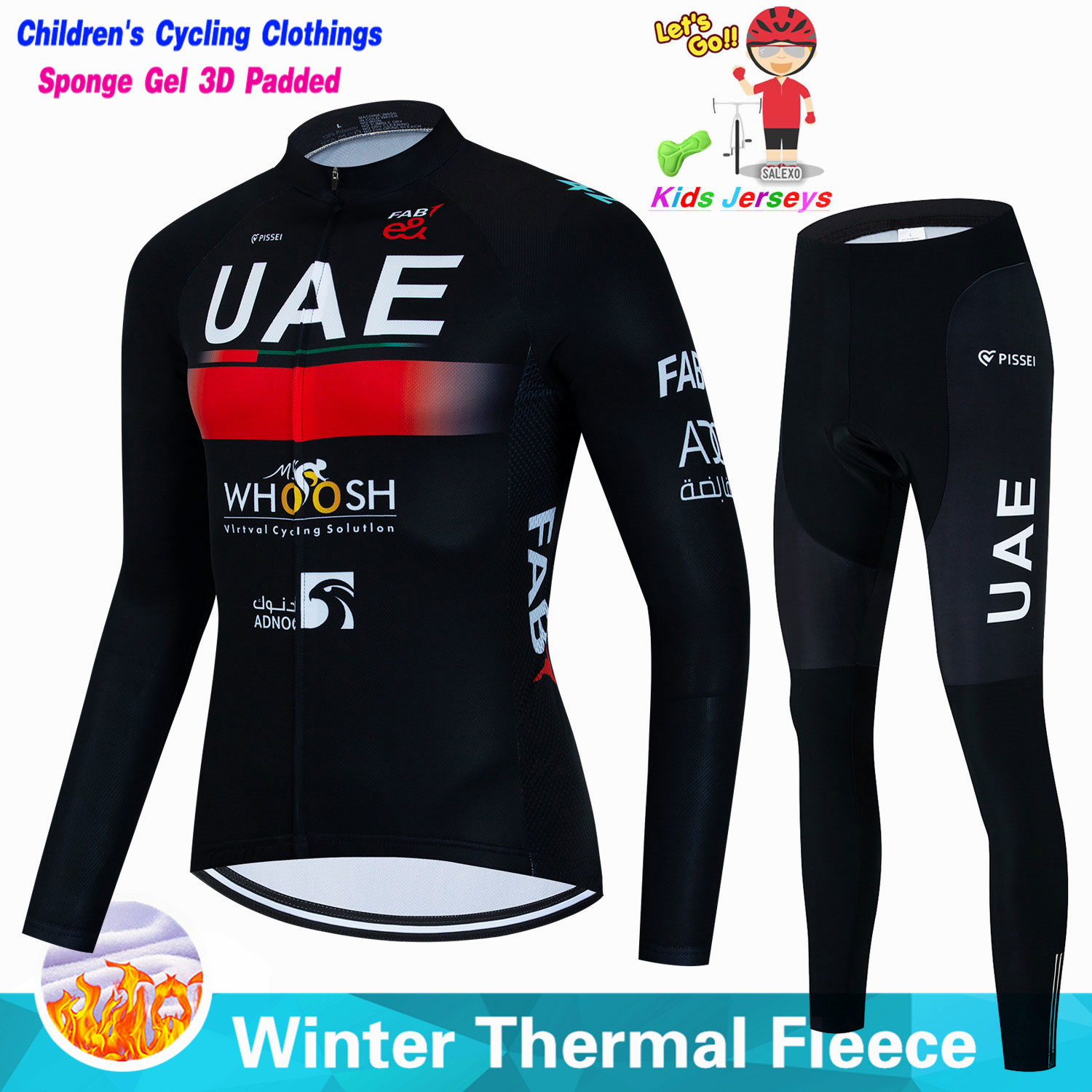 Winter Clothing Kids Sale - Uae Kids Winter Fleece Wielertrui Sets