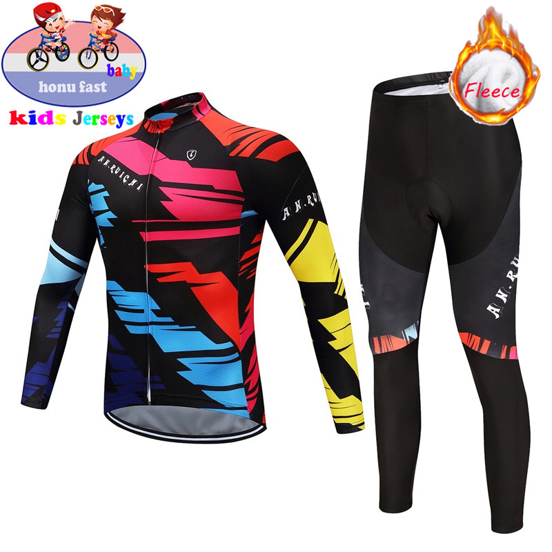 Winter Clothing Kids Sale - 2026 Jongen Winter Thermische Fleece Fietskleding