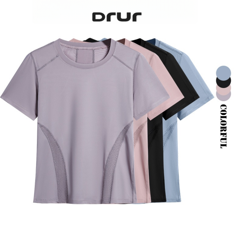 Winter Clothing Ladies - DRUR Zomer Lichtgewicht Running T-shirt Dames