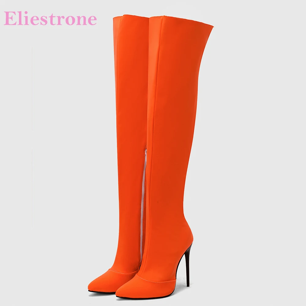 Winter Clothing Ladies - Nieuwe Winter Glamour Oranje Geel Vrouwen