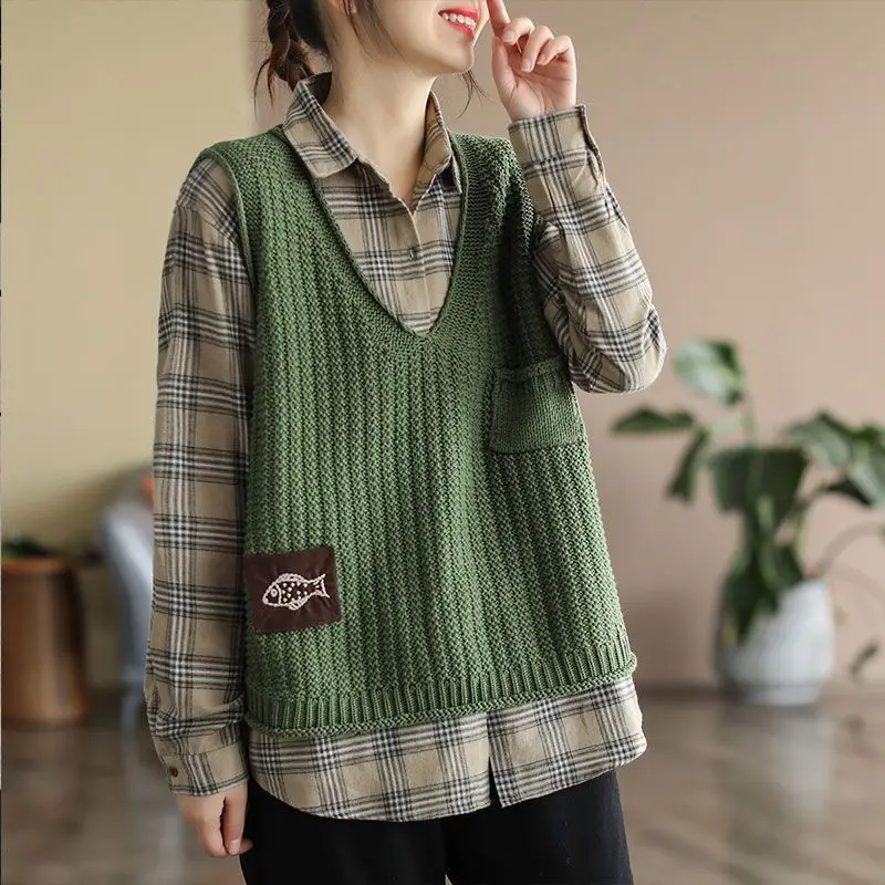 Dames Trui Effen Cropped Vest  - Winter Clothing Offer recensie en prijs