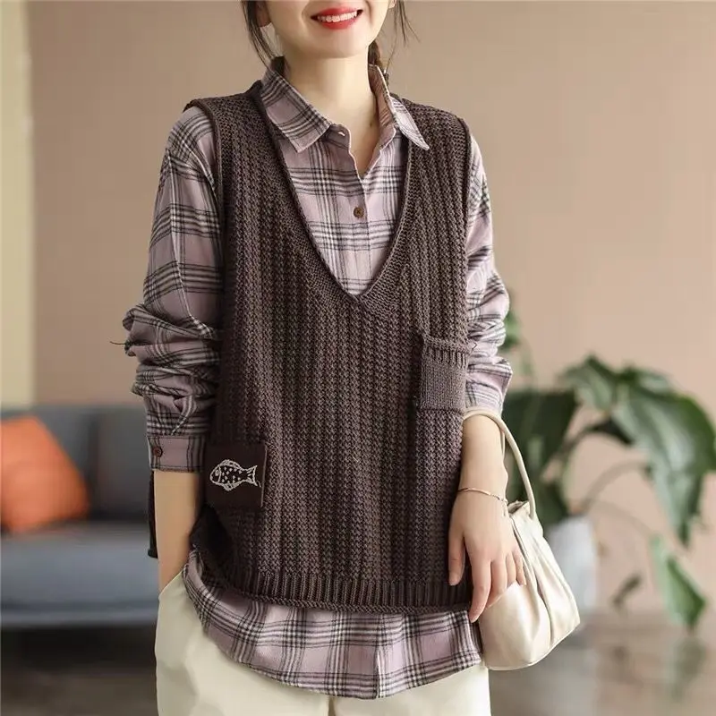 Dames Trui Effen Cropped Vest  - Winter Clothing Offer recensie en prijs