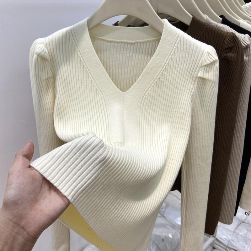 Elegante V-hals Winter Basics  - Winter Clothing Factory Outlet recensie en prijs