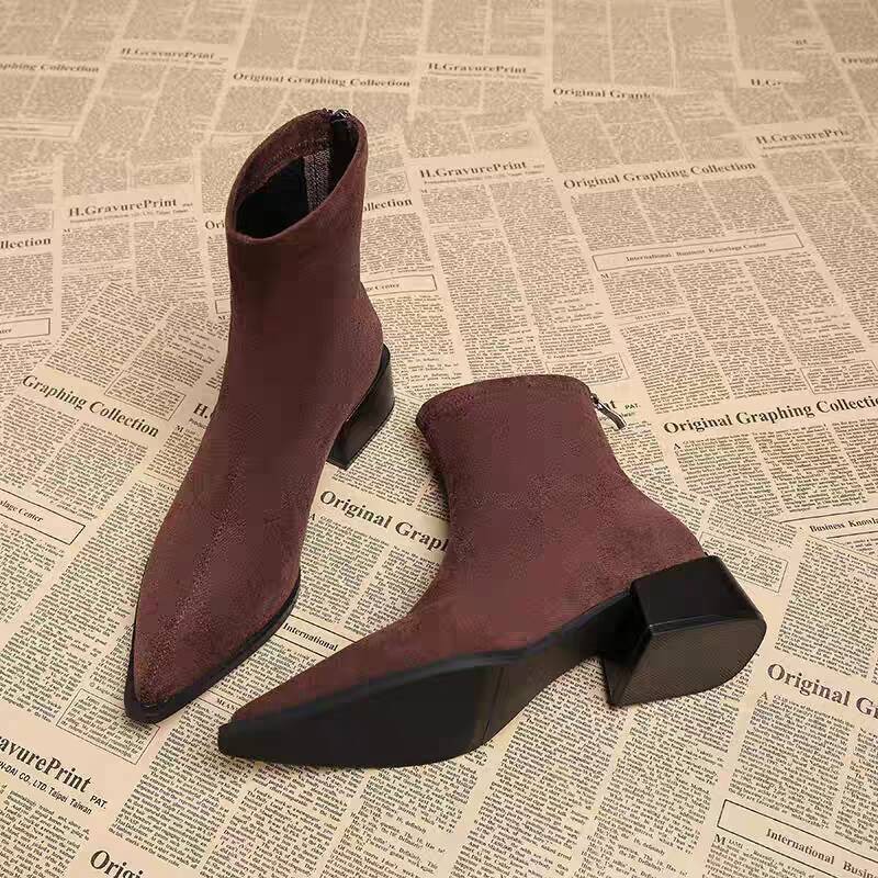 Nieuwe lage hak dames moderne  - Winter Clothing Ladies recensie en prijs