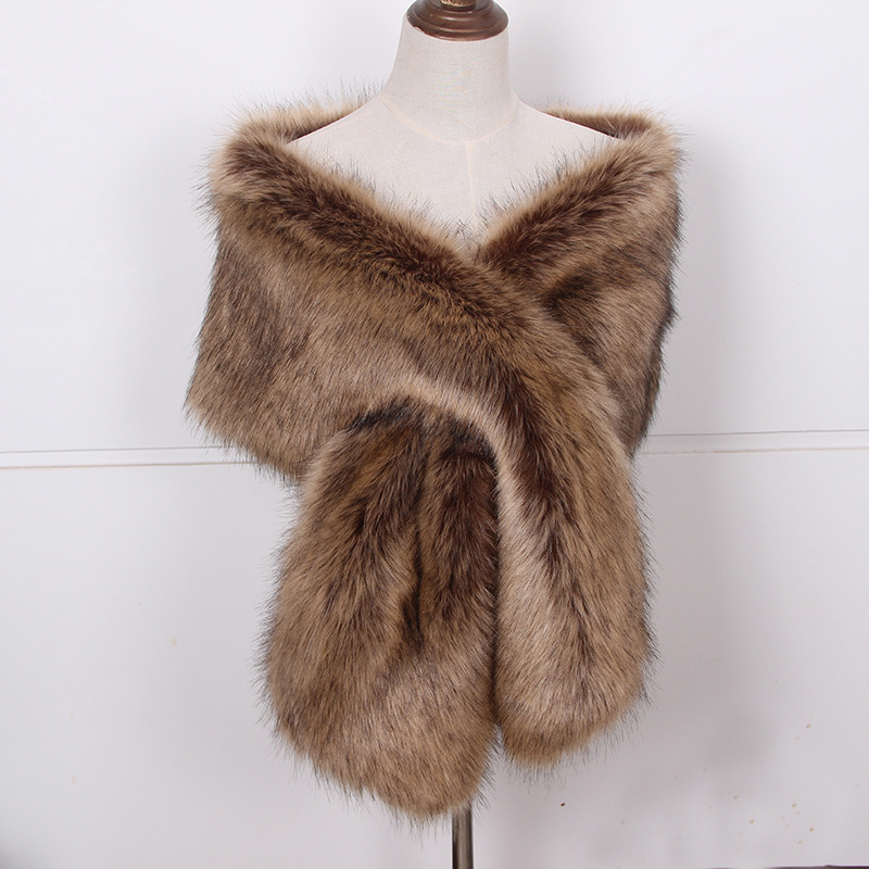 Faux Vossenbont Vrouwen Wraps  - Winter Clothing Ladies recensie en prijs